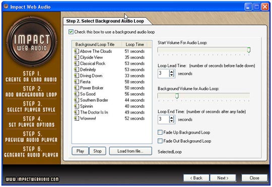 Impact Web Audio Schritt 2