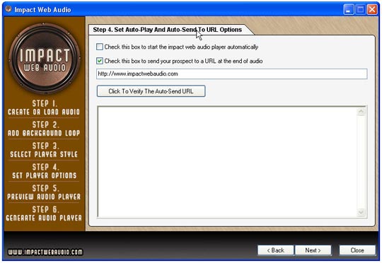 Impact Web Audio Schritt 4
